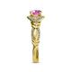 6 - Kalila Signature Pink Sapphire and Diamond Engagement Ring 