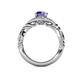 5 - Kalila Signature Iolite and Diamond Engagement Ring 