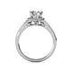 5 - Levana Signature Diamond Halo Engagement Ring 