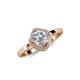 4 - Anneka Signature Diamond Halo Engagement Ring 
