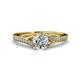 3 - Grianne Signature Round Diamond Engagement Ring 