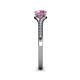 6 - Grianne Signature Pink Sapphire and Diamond Engagement Ring 