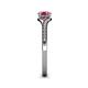 6 - Grianne Signature Pink Tourmaline and Diamond Engagement Ring 
