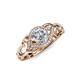 4 - Fineena Signature Diamond Engagement Ring 