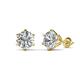 1 - Kenna Natural Round Diamond Six Prongs Martini Solitaire Stud Earrings 