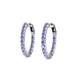 2 - Carisa Tanzanite Hoop Earrings 