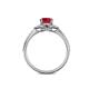 5 - Analia Signature Ruby and Diamond Engagement Ring 