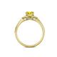 5 - Analia Signature Yellow and White Diamond Engagement Ring 
