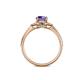 5 - Analia Signature Iolite and Diamond Engagement Ring 