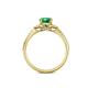 5 - Analia Signature Emerald and Diamond Engagement Ring 