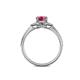 5 - Analia Signature Pink Tourmaline and Diamond Engagement Ring 