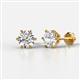 1 - Kenna Lab Grown Diamond (6.5mm) Martini Solitaire Stud Earrings 