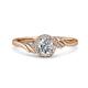 3 - Oriana Signature Round Diamond Engagement Ring 