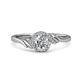 4 - Oriana Signature Round Diamond Engagement Ring 