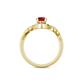 5 - Oriana Signature Ruby and Diamond Engagement Ring 