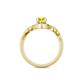 5 - Oriana Signature Yellow and White Diamond Engagement Ring 