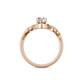5 - Oriana Signature Round Diamond Engagement Ring 