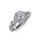 4 - Hana Signature Diamond Halo Engagement Ring 