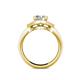5 - Liora Signature Diamond Eye Halo Engagement Ring 