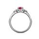 5 - Kyra Signature Pink Tourmaline and Diamond Engagement Ring 