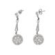 2 - Olivia AGS Certified Diamond Art Deco Dangling Earrings 