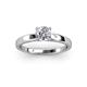 2 - Annora 1.00 ct IGI Certified Lab Grown Diamond Round (6.50 mm) Solitaire Engagement Ring 