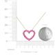 5 - Zayna Pink Sapphire Heart Pendant 
