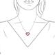 6 - Zayna Ruby Heart Pendant 