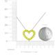5 - Zayna Peridot Heart Pendant 