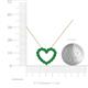 5 - Zayna Emerald Heart Pendant 