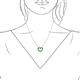 6 - Zayna Emerald Heart Pendant 