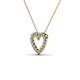 3 - Zayna Lab Grown Diamond Heart Pendant 