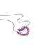 1 - Zayna Pink Sapphire Heart Pendant 