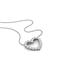 1 - Zayna White Sapphire Heart Pendant 