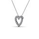 3 - Zayna Lab Grown Diamond Heart Pendant 