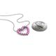 4 - Zayna Pink Sapphire Heart Pendant 