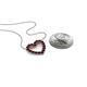 4 - Zayna Red Garnet Heart Pendant 