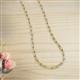 2 - Norah Petite Rectangle Solid Paperclip Chain Necklace 