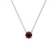 1 - Juliana 4.50 mm Round Red Garnet Solitaire Pendant Necklace 