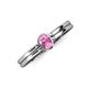 3 - Diana Desire Oval Cut Pink Sapphire Solitaire Engagement Ring 