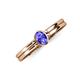 3 - Diana Desire Oval Cut Tanzanite Solitaire Engagement Ring 
