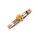 3 - Diana Desire Oval Cut Citrine Solitaire Engagement Ring 