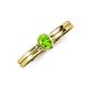 3 - Diana Desire Oval Cut Peridot Solitaire Engagement Ring 