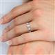 5 - Diana Desire Oval Cut White Sapphire Solitaire Engagement Ring 