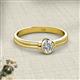 2 - Diana Desire Oval Cut Diamond Solitaire Engagement Ring 