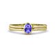 1 - Diana Desire Oval Cut Tanzanite Solitaire Engagement Ring 