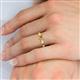 5 - Diana Desire Oval Cut Citrine Solitaire Engagement Ring 