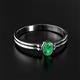 2 - Diana Desire Oval Cut Emerald Solitaire Engagement Ring 