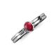 3 - Diana Desire Oval Cut Ruby Solitaire Engagement Ring 