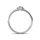 4 - Diana Desire Oval Cut Ruby Solitaire Engagement Ring 